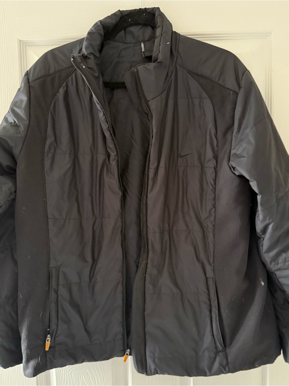 Vintage Nike Black Puffer Jacket Men’s XL Heavyweight Full Zip